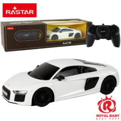 rastar-rc-kola-s-distancionno-audi-r8-1-24-byala